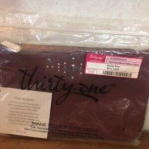 New Thirty-One Rubie Mini Deep Merlot Pebble